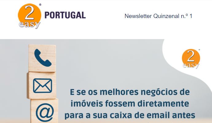 2easy Portugal acaba de lançar Newsletter quinzenal